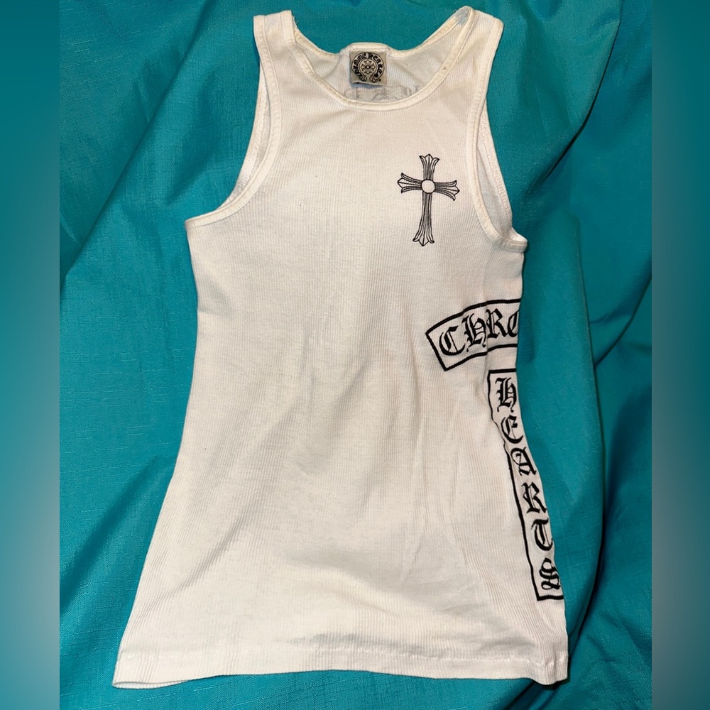 Chrome Hearts Rare Wife Beater White Small